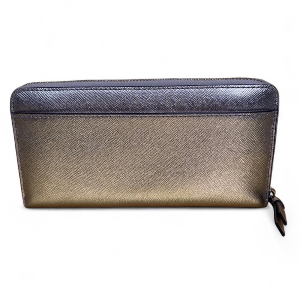 kate spade Spencer Metallic Slim Continental Wallet - Large - Like New - Picture 3 of 5